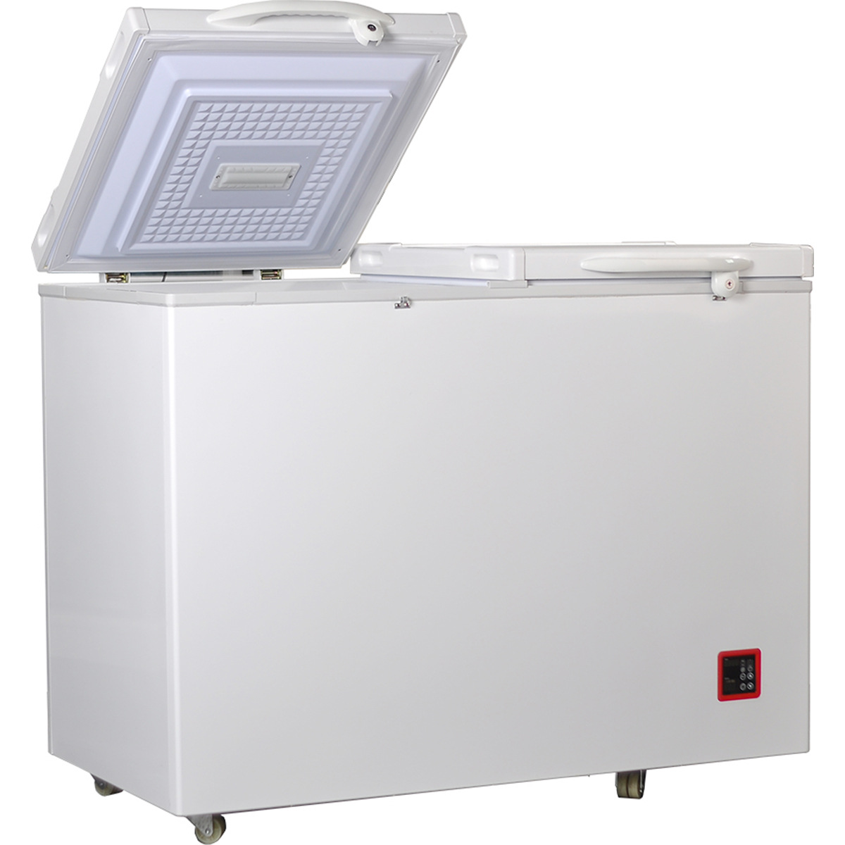 SMAD 10.7 Cu Ft Solar Chest DC 12V 110V Refrigerator Freezer Chiller