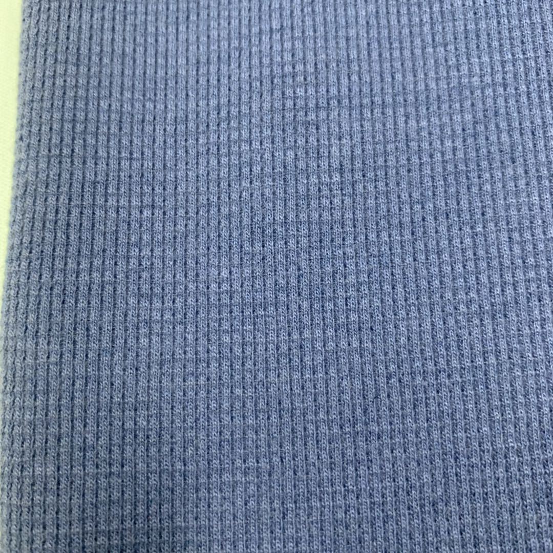 厂家供应  CVC氨纶华夫格   棉涤拉架华夫格    T-恤睡衣面料