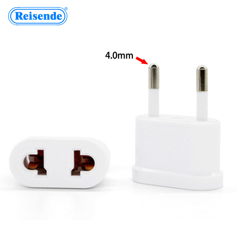 现货供应PC料欧式两圆脚转换插头 10A旅游小转换插头 9620-1插头