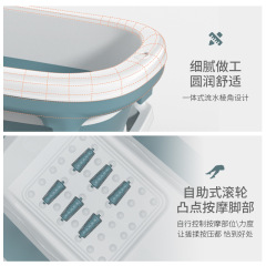 Factory Wholesale Foldable Bathtub Adult Hot Tub Shower Tub Home Plastic Bathtub Full Body Bath Tub
