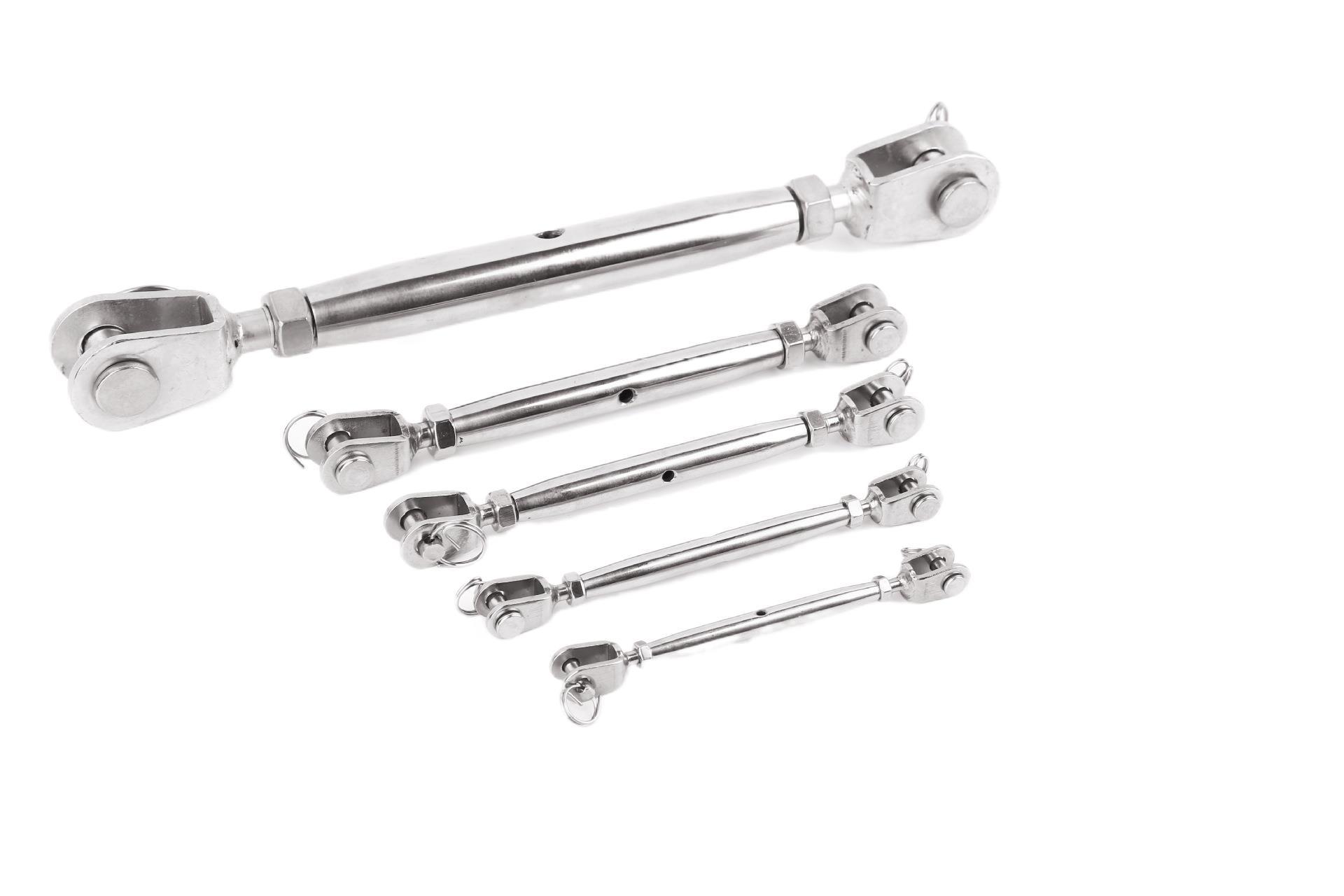 304不锈钢封闭花篮螺栓闭体花篮螺丝钢丝拉紧器链条收紧器M5-M24