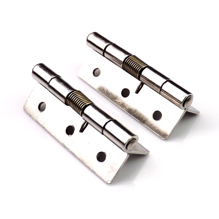 Anwang acero inoxidable 304 bisagra de resorte puerta del gabinete bisagra cerrar automáticamente puerta de retorno caja de madera pequeña hoja