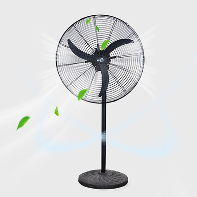 工业牛角扇强劲风力弯刀叶工业扇自扣网大功率铜线电机落地扇壁扇