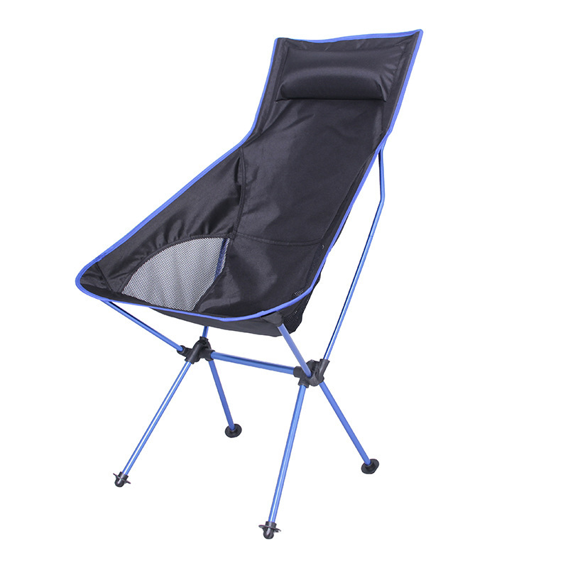 大号月亮椅太空铝便携超轻带靠背沙滩椅躺椅户外野营凳子折叠凳子详情2