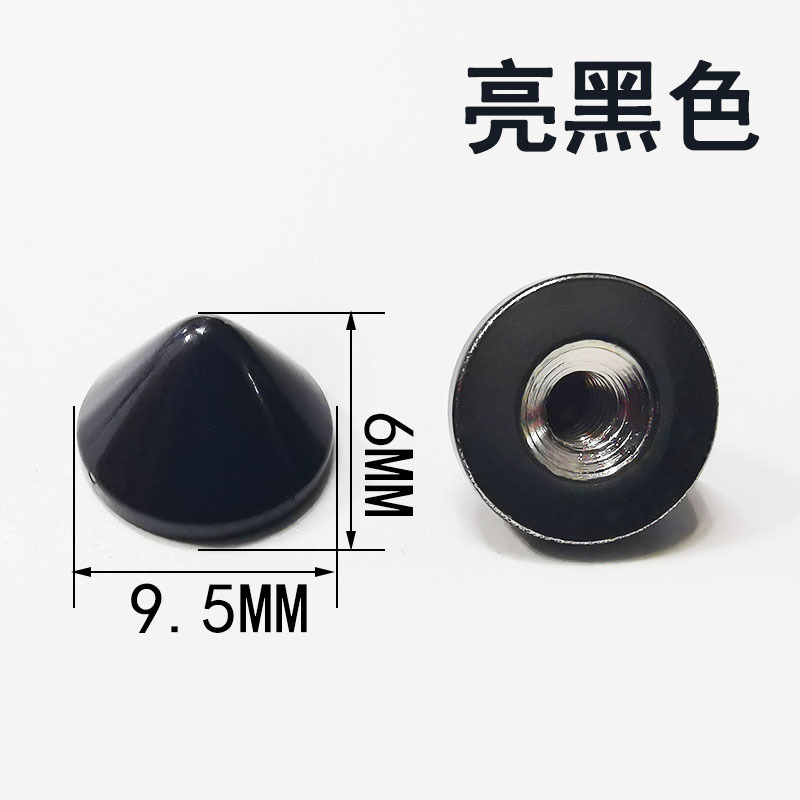 LsT9506-bright negro * clavo afilado (cobre) + tornillo (Hierro)