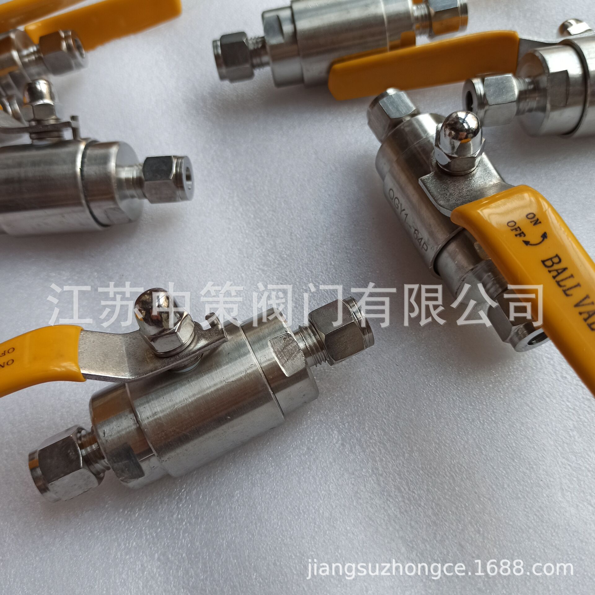 卡套式球阀QGY1-64P/R/RL 不锈钢两头双卡套球阀 304 316 316L