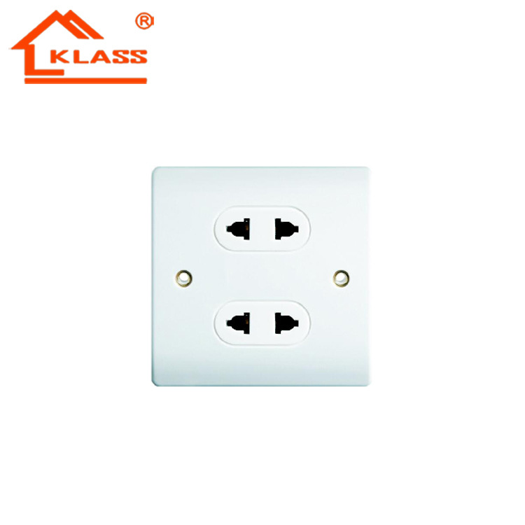 英式外贸出口86型胶木英规墙壁插座双英规16a插座 两位胶木插座