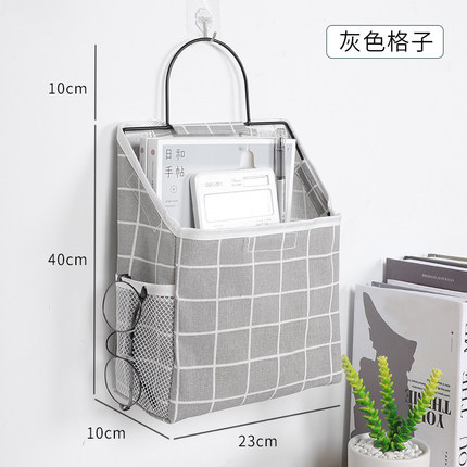Almacenamiento directo de fábrica bolsa colgante de tela baño dormitorio pared colgando detrás de la puerta ropa bolsa colgante bolsa de almacenamiento