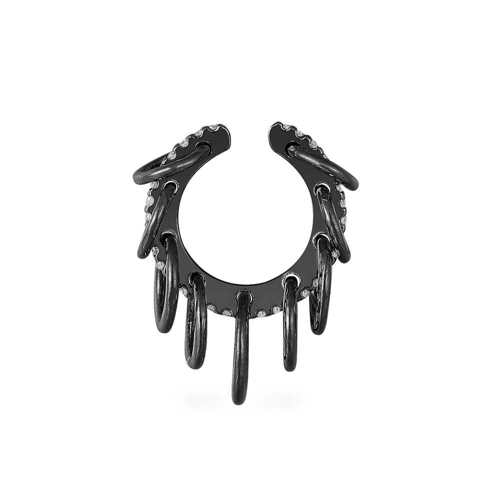 Fashion Single Multi-ring Alloy Mini Ear Clip display picture 4