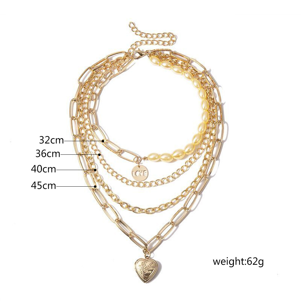 Pearl Pattern Women's Gender Exaggerated Classic Style Pearl Alloy Wholesale
