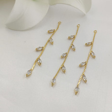 diy�Ʒ������l14K����ɫ�~僽������΢��ʯ���뻨��������ɫ