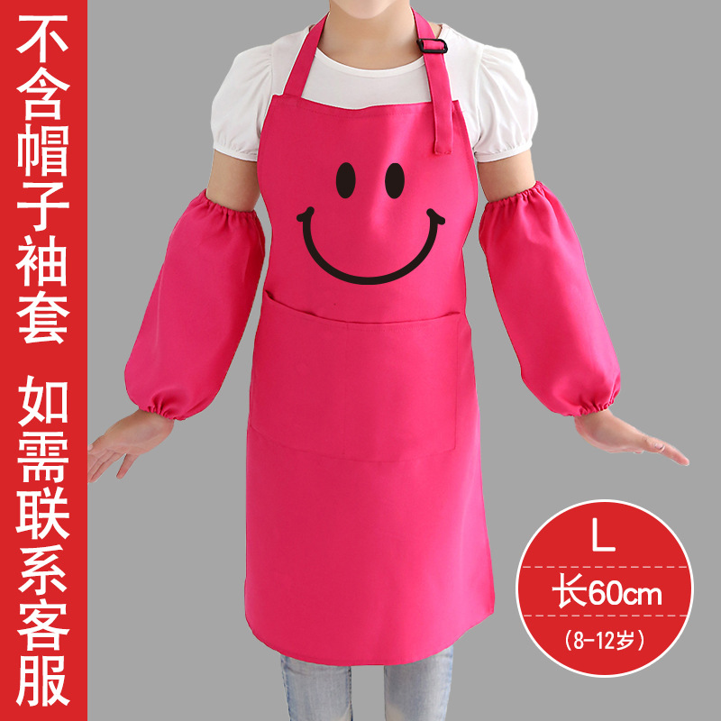 Estilo coreano de moda para niños uniforme de nylon delantal cocina limpieza del hogar publicidad delantal Halter logotipo personalizado