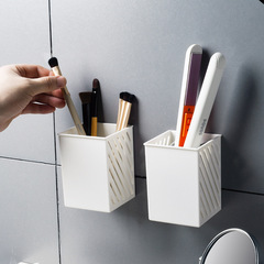 Japanese minimalist wall-mounted pen holder, desktop makeup pen office stationery miscellaneous storage box on Amazon Wish