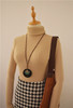 Retro ethnic copper accessories, pendant, necklace, sweater, ethnic style, cotton and linen
