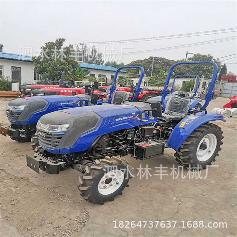 四驱雷沃大棚王拖拉机 704中型水田拖拉机 中型904农用旋耕机