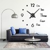 European -style hanging clock living room home fashion free of punching luxury light luxury net red atmosphere wall clock acrylic wall clock