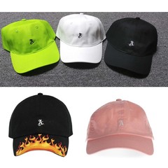 Angel Flame Alphabet Embroidered Duckbill Hat