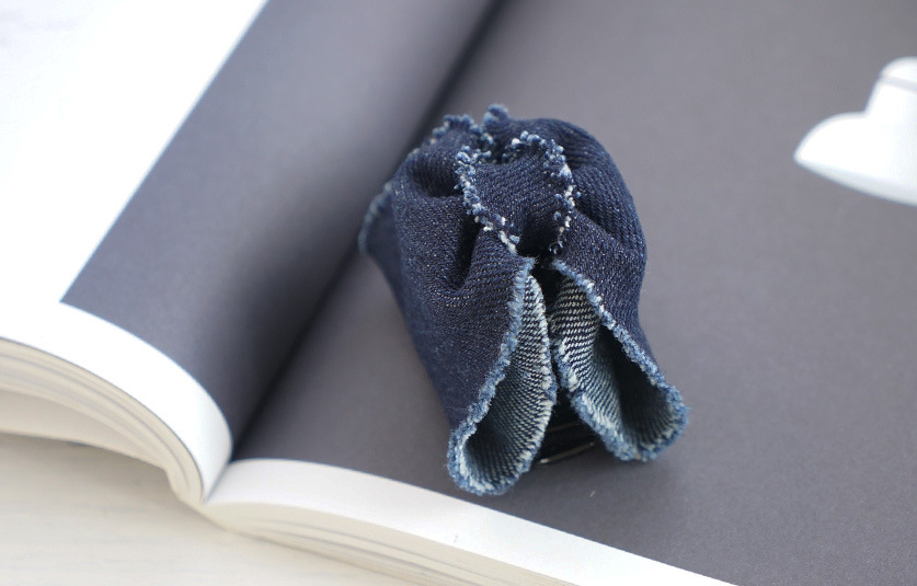 Korean Denim Bow Catch Clip Wholesale display picture 6