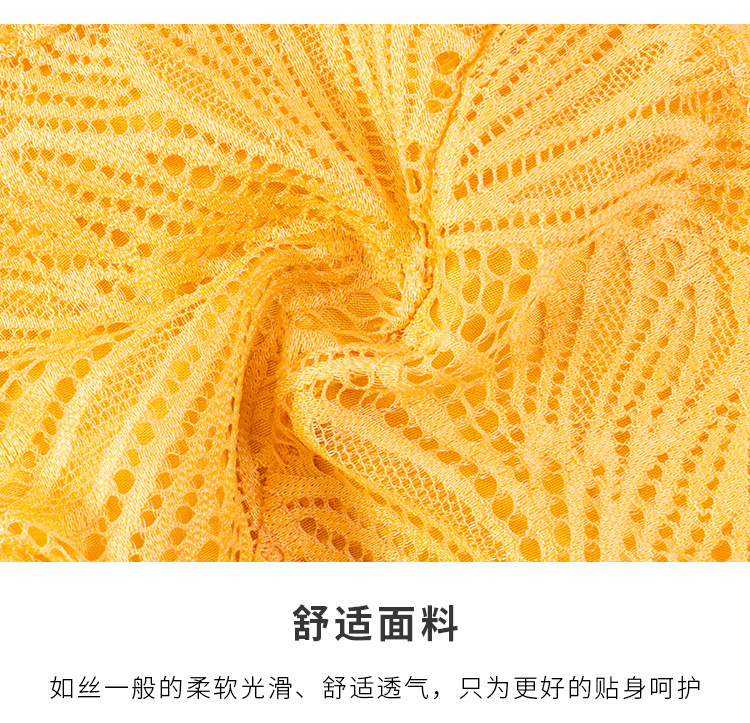 New full lace cutout V-neck, see-through beauty back, bra wrap, no bra base, small halter, thickened chest cushion, long vest detail image 14