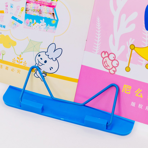 Cross-border color simple reading stand multi-functional reading stand student sitting posture correction bookend wholesale