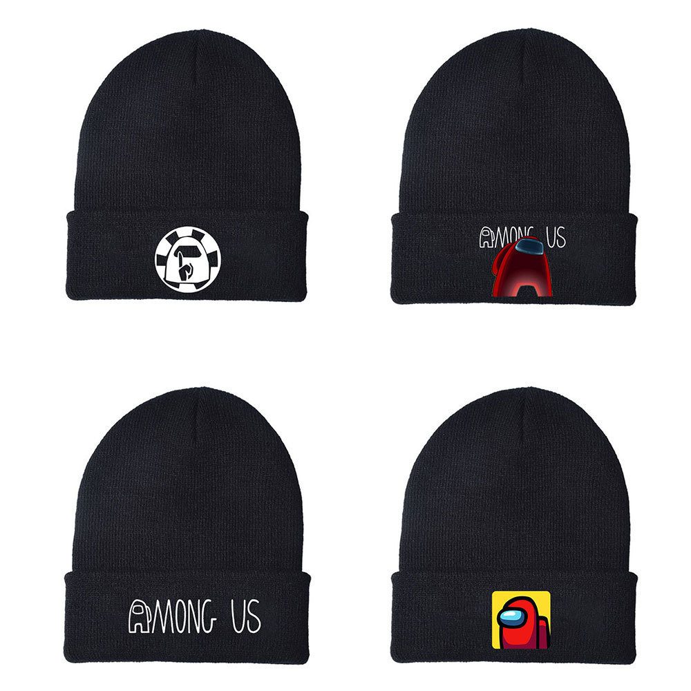 among us Knitted Hat Game Surrounding Students Men's and Women's Fashion Autumn and Winter Warm Cold-proof Wool Hat