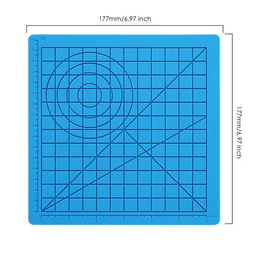 Cross-border hot selling 3D printing pen silicone design pad DIY creative drawing silicone template pad with heat-proof finger cots