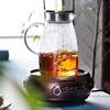 High borosilized glass cold kettle home cool kettle office cool white boiling glass band water cup