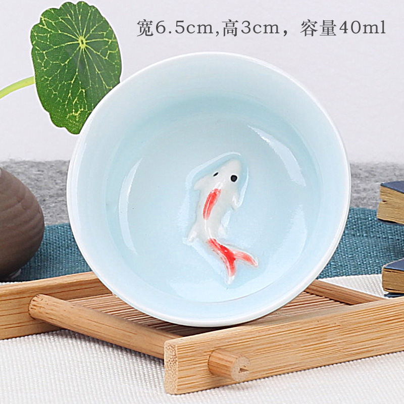 에메랄드 블루 연간 물고기-1 팩