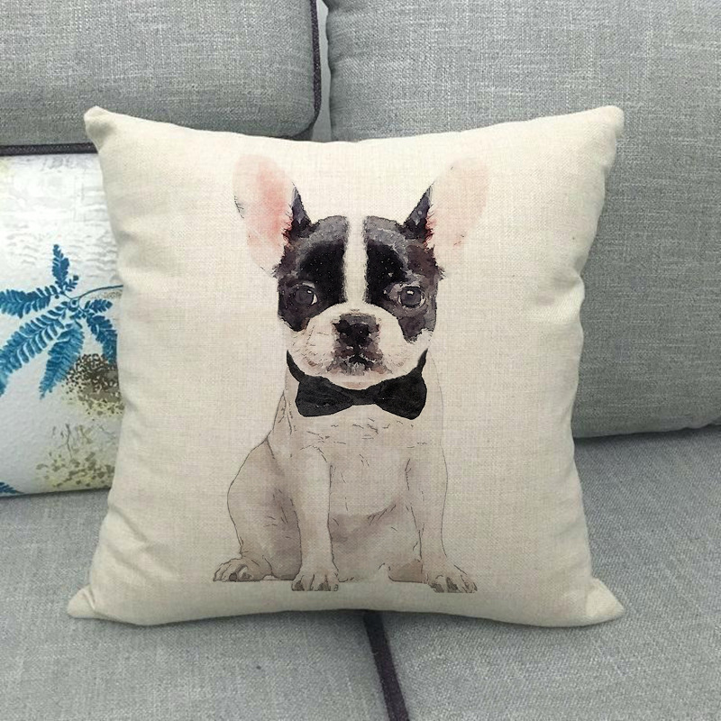 Lazy Pug Cushion Cover 4
