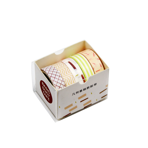 Wheat Youth Ledger Tape Gift Box Set 12 Ledger Decoration Materials and Paper Tape Stickers Wholesale
