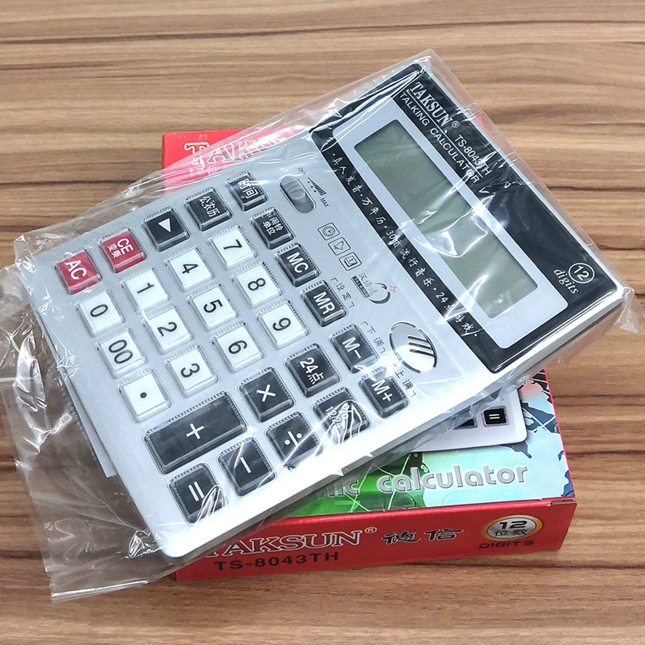 Умножитель голоса TAKSUN Dexin TS-8043th, офисный калькулятор с голосом из реальной жизни, калькулятор