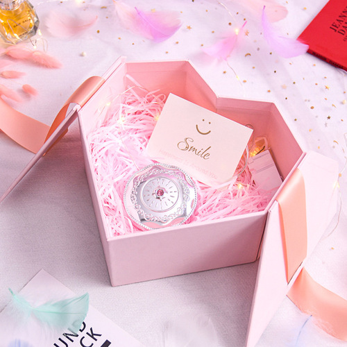 Factory Pink Wedding Favors Candy Chocolate Packaging Box Heart-shaped Valentine's Day Gift Box