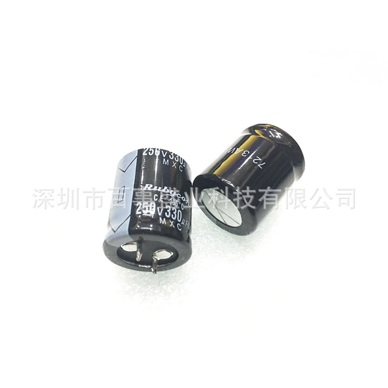 原装NCC黑金刚  电解电容250V330UF 18X40 105度 KXJ系列高频低阻