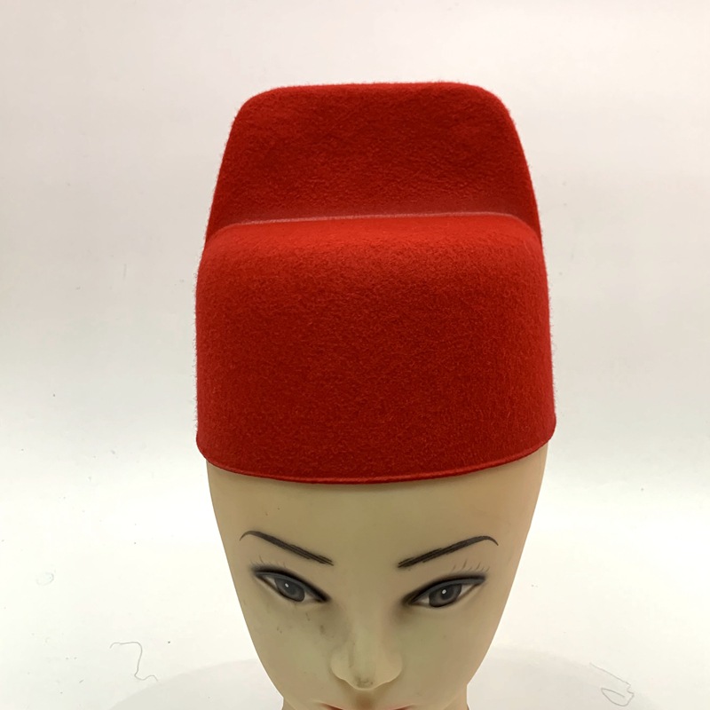 Non-woven fabric top scholar hat shell, groom's wedding high school hat, black, red and yellow three colors custom-made various hat shell and hat blanks detail image 5