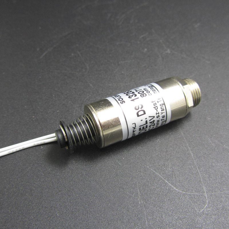 DS-1325S圆管型电磁铁直径13mm贯通推拉式 DC24V电磁阀撞击式5mm