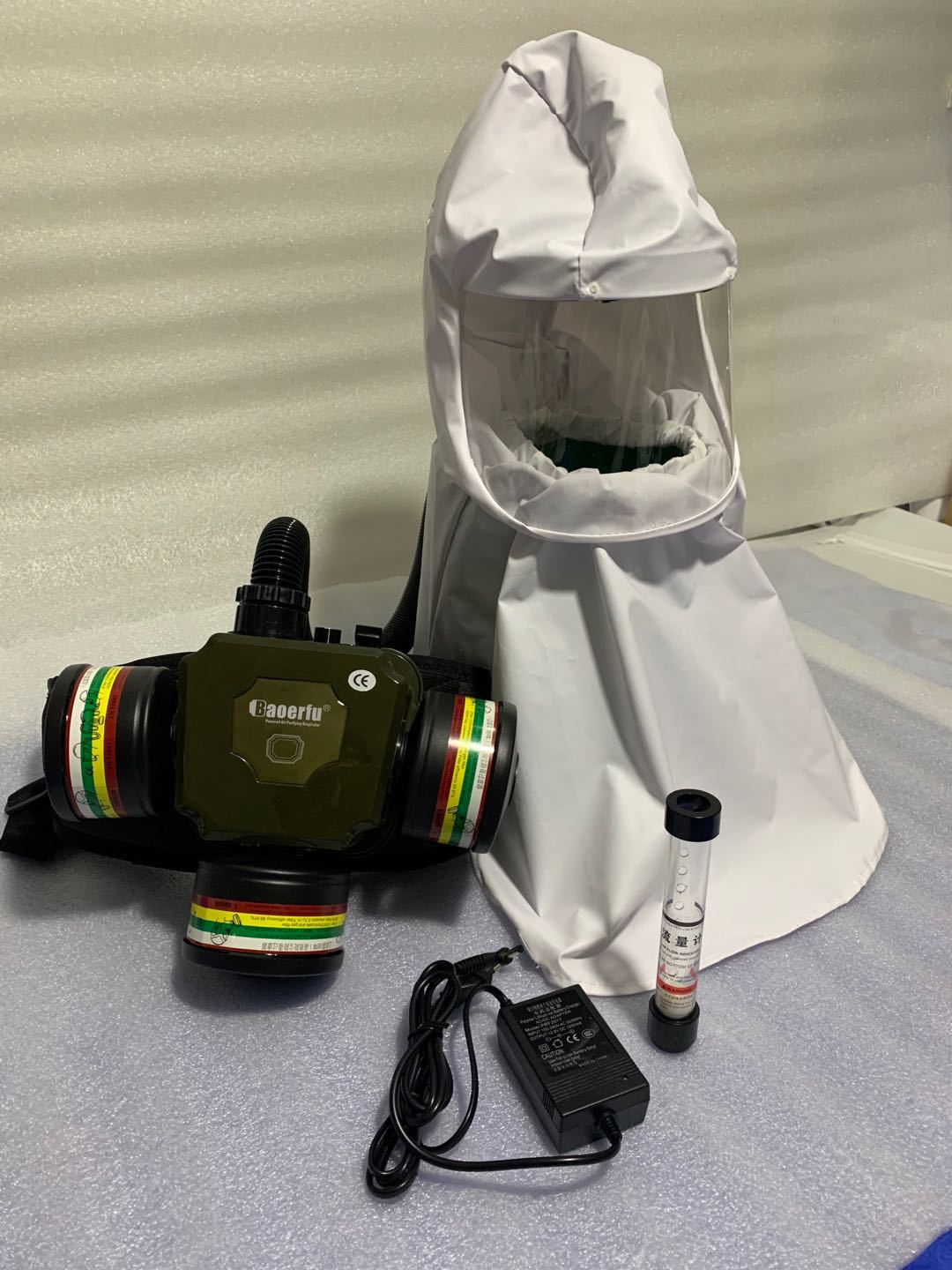 保尔夫PRF-103RM3电动送风防尘 防毒呼吸器 便携式动力呼吸器