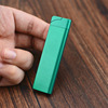 Long strip ultra -thin mini inflatable windproof green flame lighter winery 4S real estate advertising gift laser logo