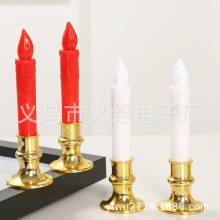 厂家仿真LED电子蜡烛灯圣诞派对供佛蜡烛祭祀春节上香上坟candle