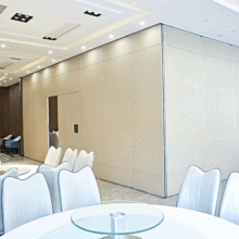 定制酒店活动隔断墙移动屏风展览厅培训室折叠推拉旋转办酒店隔墙