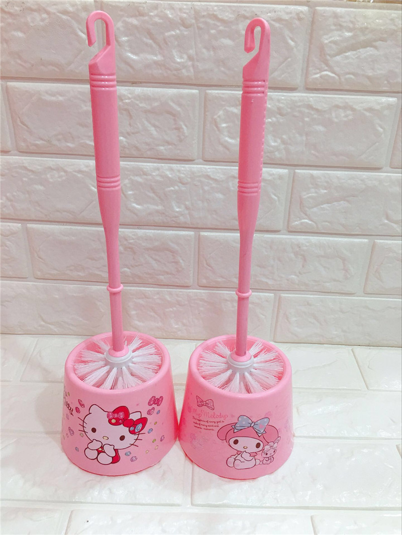 Cute Cartoon Toilet Brush Set Wholesale Plastic Toilet Brush with Base Toilet Brush
