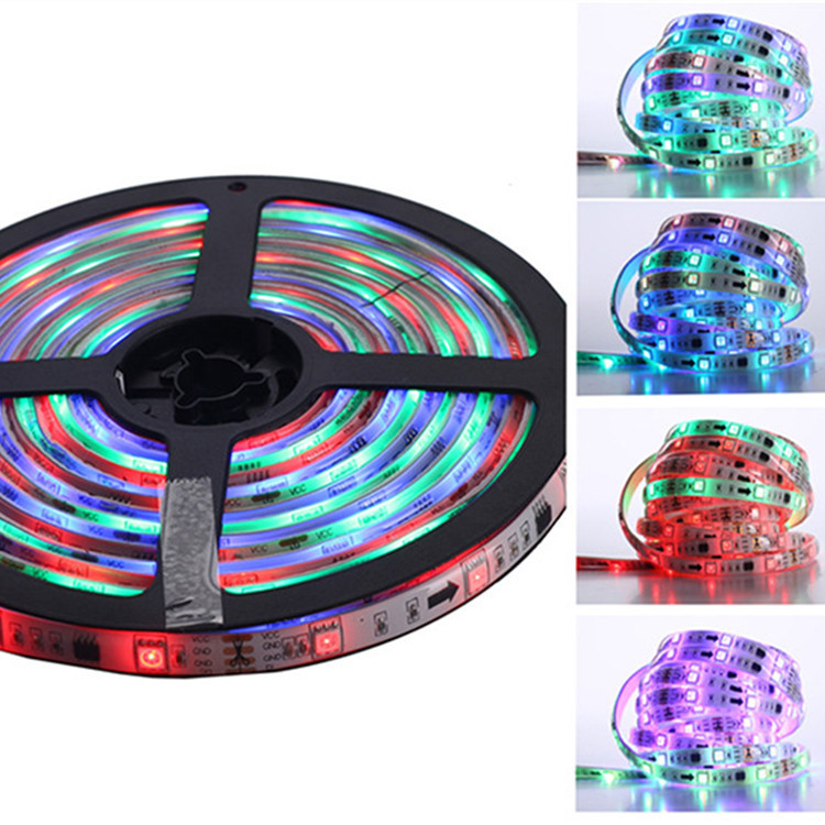 厂家直销 led跑马灯条 闪烁室外招牌防水灯条七彩变色霓虹灯