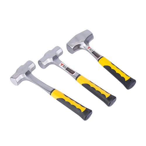 Source factory goods, invoicing available, processing solid monolithic solid connected building hammer sledgehammer plastic-handled hammer octagonal hammer
