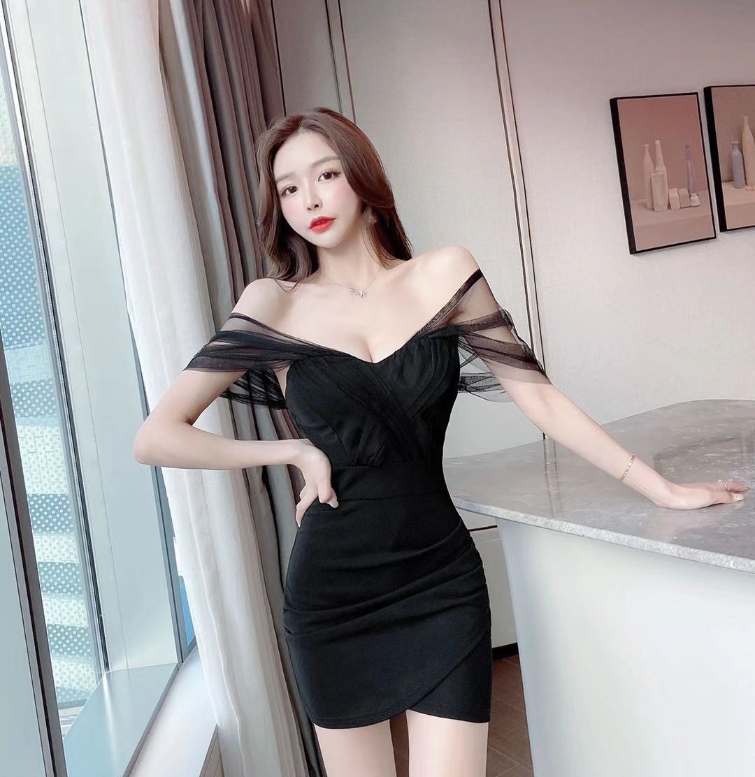 夜 店装性感连衣裙2020新款夜场低胸裙子女夜总会紧身显瘦包臀裙-阿里巴巴