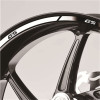 Motorcycle sticker reflector lattice film is suitable for BMW GS special rim color steel ring stickers