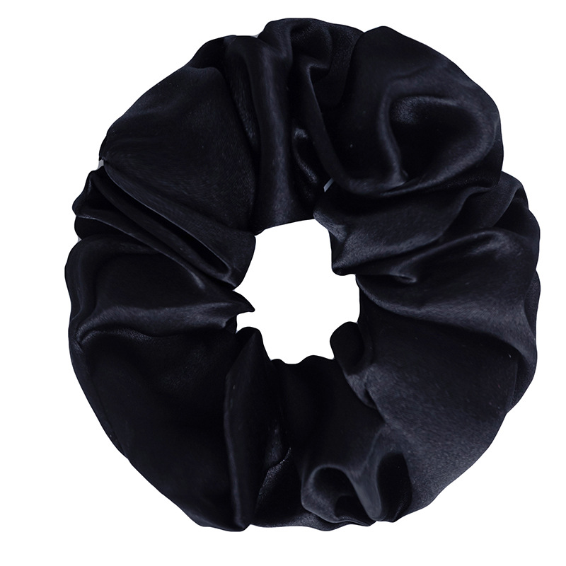 Simple Style Solid Color Mulberry Silk Hair Tie display picture 3