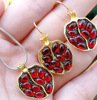 Golden earrings, wish, Amazon, European style, wholesale