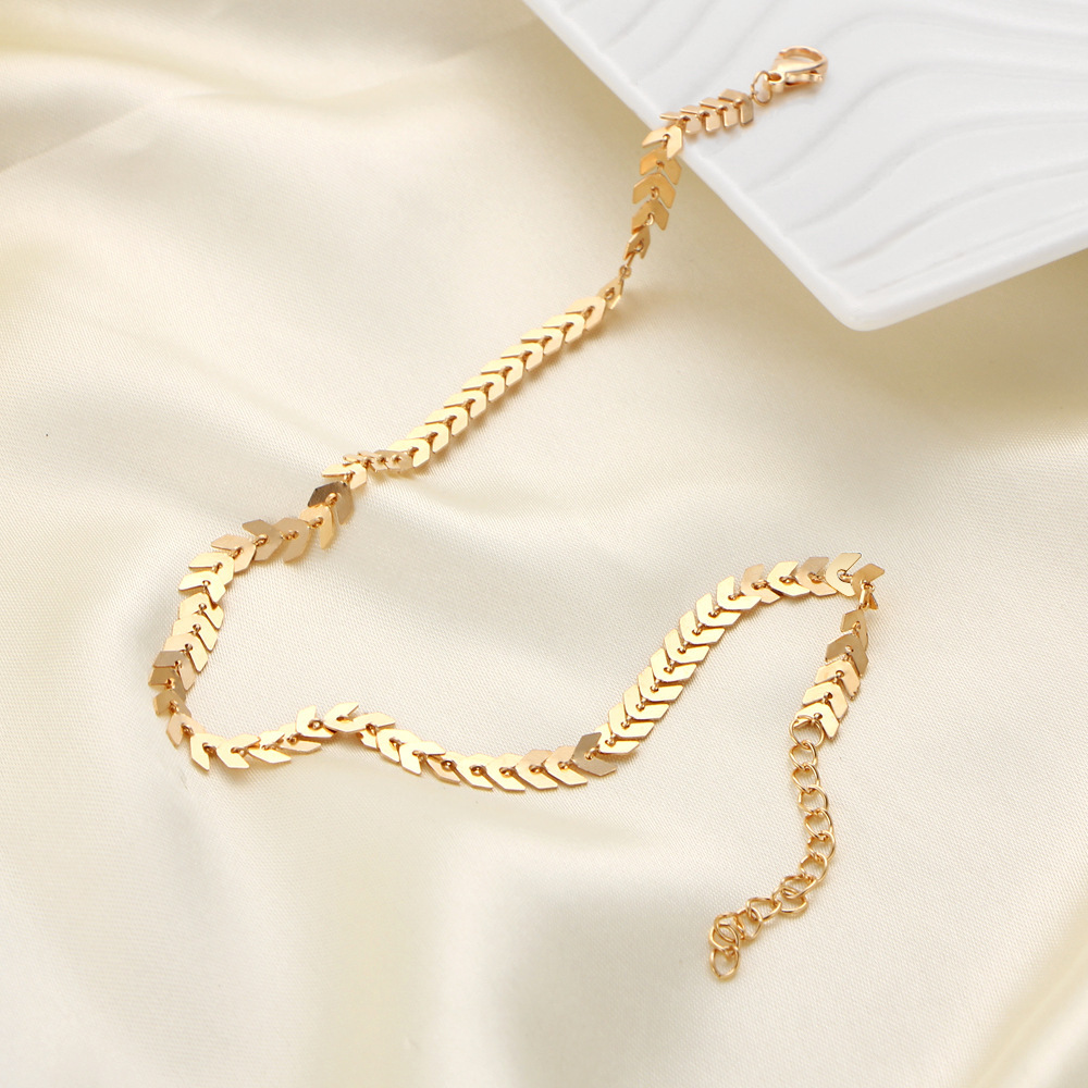 new arrow neck chain creative retro simple alloy metal necklace wholesale nihaojewelry