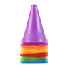 18cm football training logo barrel 6 -inch triangular disorder disorder training cone roadblocking snow cake cylinder