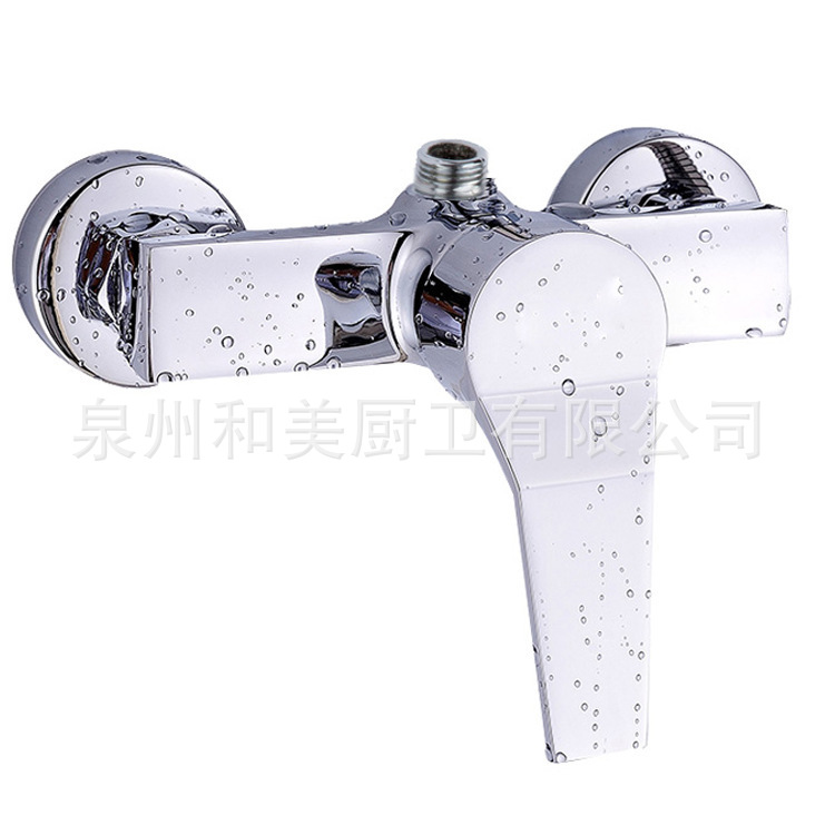 Concealed shower faucet, hot and cold water mixing valve, special faucet for bathroom shower bathtub, copper IELTS, shower downward details Picture