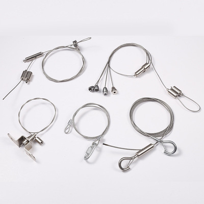 廣告牌吊繩吊牌固定繩亞克力板吊線鋼絲繩吊碼標識牌燈具吊繩吊燈